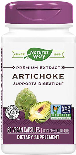 Nature's Way Artichoke 60 вегетариански капсули