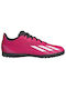 Adidas X Speedportal 4 TF Scăzut Pantofi de fotbal cu clești mulați Team Shock Pink 2 / Cloud White / Core Black