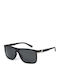 Polareye PL503 Men's Sunglasses with Black Plastic Frame and Black Polarized Mirror Lens PL503