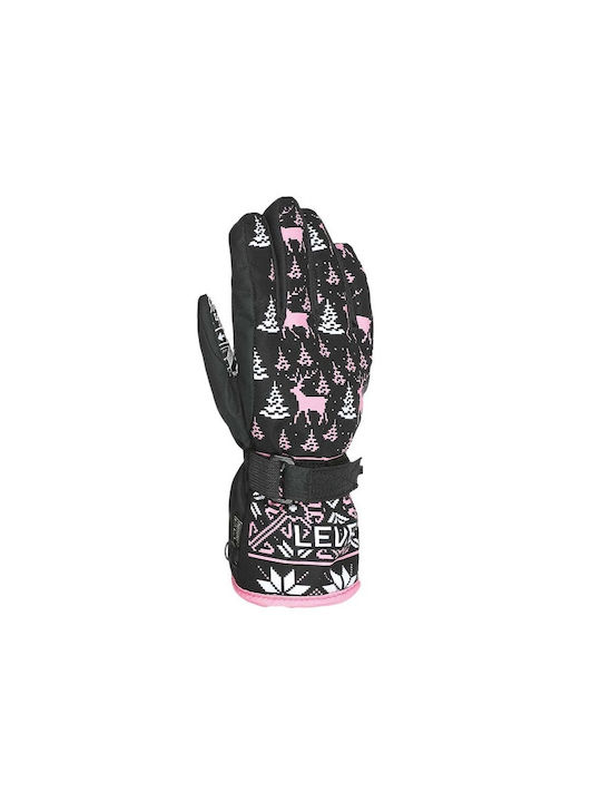 Level Junior Gloves Ninja Pink Kids Ski Gloves - 4152JG-68