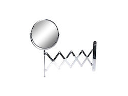 Aria Trade Wall Mounted Makeup Mirror 46x14cm Silver