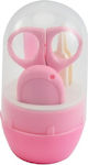 Baby Nail Care Set Pink 3pcs