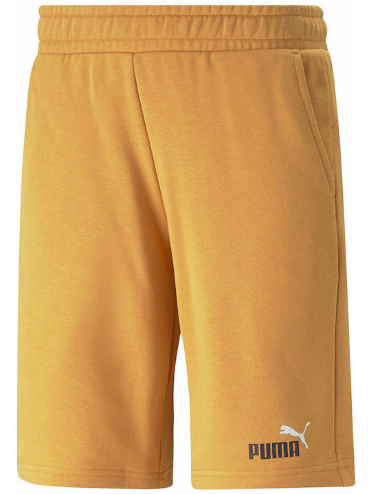 Puma Essentials + 2 Colour Sportliche Herrenshorts Gelb