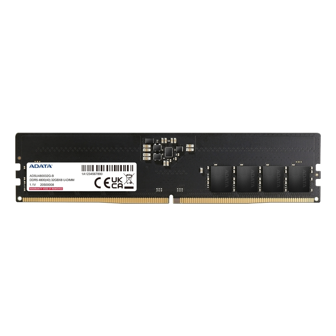 Adata 16GB DDR5 RAM cu Viteză 5600 pentru Desktop (AD5U560016G-S