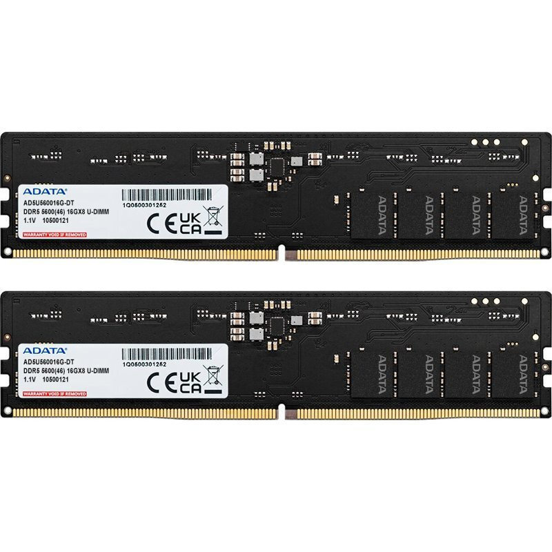Adata 32GB DDR5 RAM cu 2 module (2x16GB) și Viteză 5600 pentru
