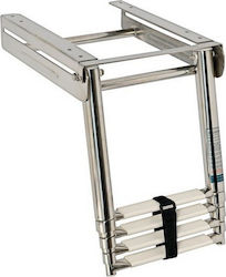 Sumar 2 Steps Folding Boat Ladder Telescopic Platform Ladder Inox SS316 2 Steps 25.4 x 55.9cm