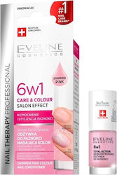 Eveline 6w1 Care & Colour Treatment Shimmer Pink 5ml