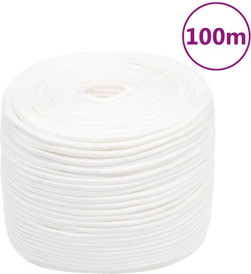 vidaXL Knitted 6mm Polypropylene Rope 100m