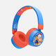 OTL Paw Patrol Kids Wireless/Wired On Ear Kids' Headphones with 24 hours of Operation Blue PAW981