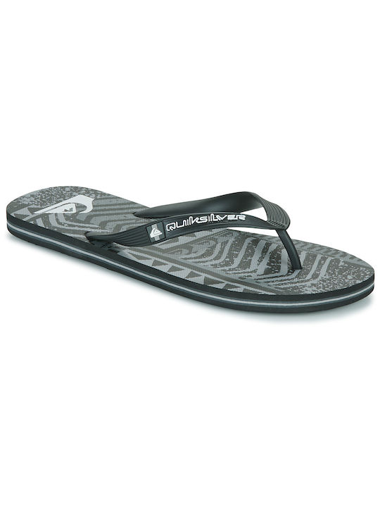 Quiksilver Molokai Art Ανδρικά Flip Flops Μαύρα