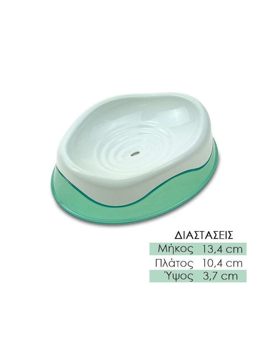 0321.466 Plastic Soap Dish Countertop Green