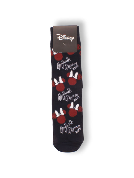 Disney MN19509 Дамски Чорапи с Тъмносин Десен