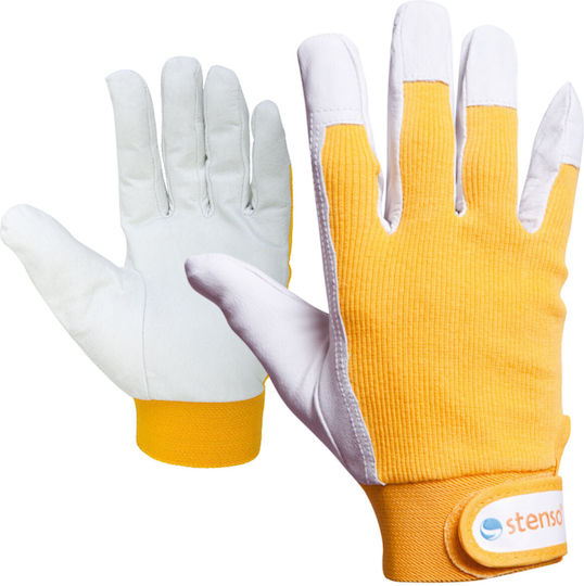 Stenso Gilt Leather Safety Gloves Yellow 70132002.10