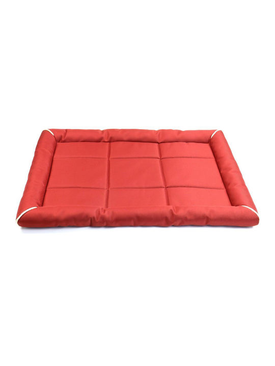 Animal Mattress Dog Rectangle Burgundy 75x53cm