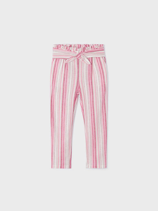 Mayoral Girls Fabric Trouser Pink