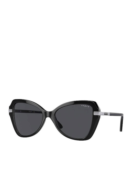 Vogue Feminini Ochelari de soare cu Negru Cadru și Gri Lentilă VO5479S W44/87