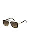 Marc Jacobs Men's Sunglasses with Brown Tartaruga Frame and Brown Gradient Lens MARC 674/S 086/HA