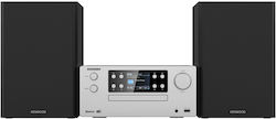 Kenwood Ηχοσύστημα 2.1 M-925DAB-S 100W cu CD / Media digitale Player și Bluetooth Argint