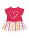 Kinderkleid Kurzärmelig Mehrfarbig
