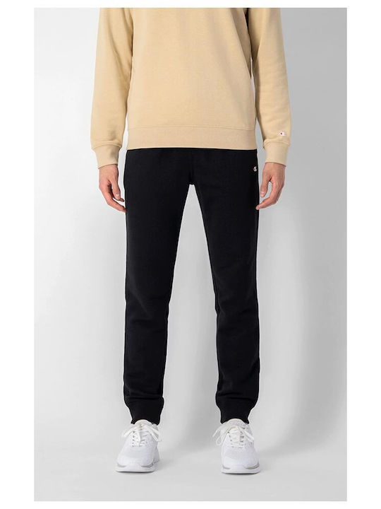 Champion Men's Sweatpants with Rubber Black