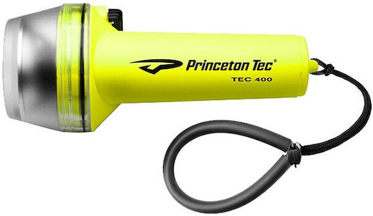Princeton TEC 400 Diving Safety Light LED with Brightness 49lm for Maximum Depth up to 100m Yellow