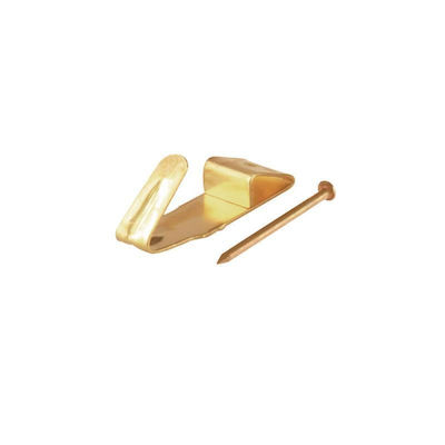 ArteLibre No1 Metallic Hanger Kitchen Hook with Screw Gold 16pcs 04010996