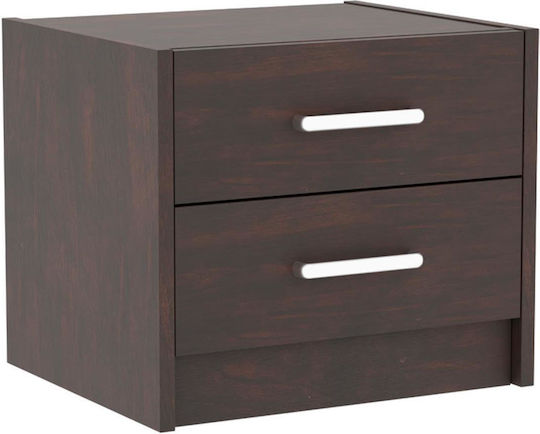 Nachttisch Olympus Walnut 47.5x40.5x40.5cm