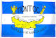 Flagge von Pontos Flaggen Polyester Διάτρητη 100x70cm