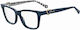 Moschino Plastic Eyeglass Frame Navy Blue MOL61...