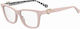 Moschino Femei Plastic Rame Ochelari Roz MOL610...