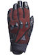 Dainese Unruly Ergo-Tek Summer Men's Motorcycle Gloves Leather Black/Fluo Red