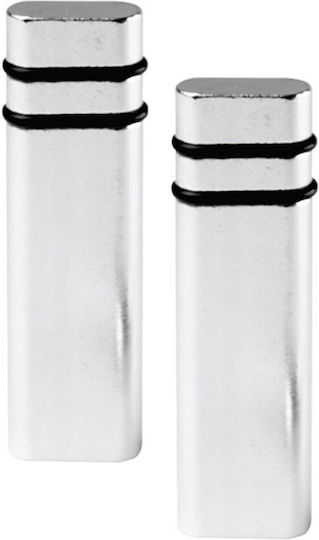 Lampa Car Door Decorative Locks Car Door Locking Pins for Renault Super5 / Twingo in Silver Color