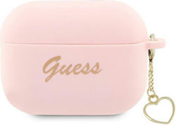 Guess Charm Heart Collection Silikonhülle in Ro...