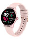 Kieslect L11 Aluminium 46mm Smartwatch mit Pulsmesser (Rosa)