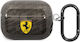 Ferrari Gradient Θήκη Σιλικόνης με Γάντζο σε Μαύρο χρώμα για Apple AirPods Pro