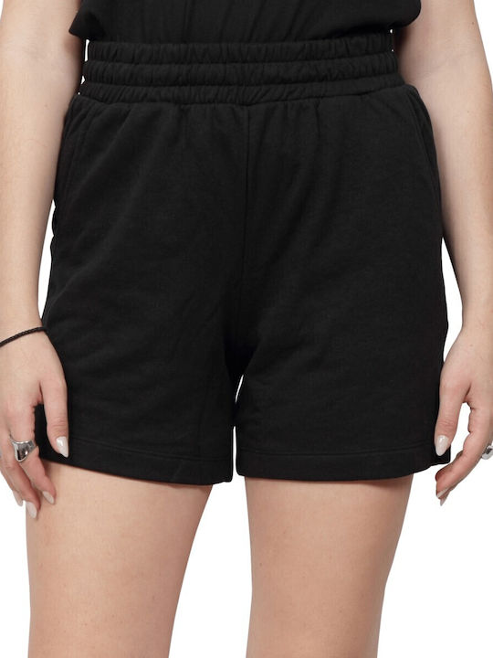 Jack & Jones Γυναικείο Αθλητικό Σορτς Μαύρο