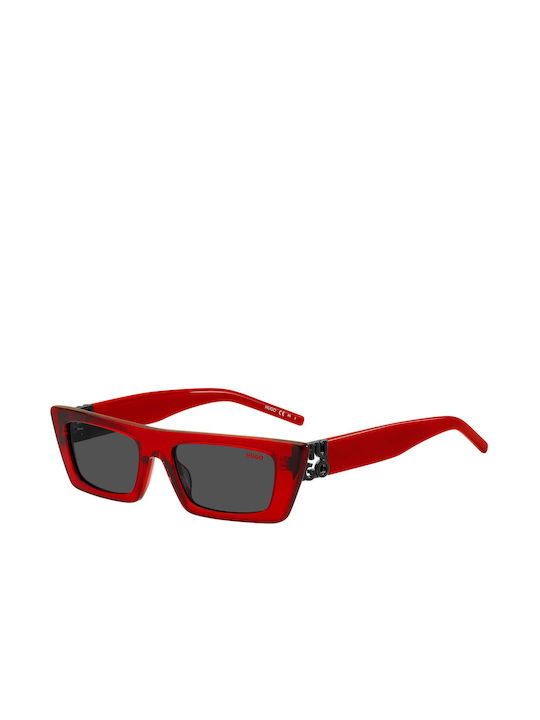 Boss Women's Sunglasses with Red Plastic Frame ...