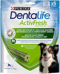 Purina Dentalife Activfresh Zahnpflege Stick Hund gegen Mundgeruch für Mittlere Rassen 115gr