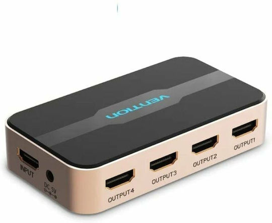 Vention 1-in 4-out 4K HDMI Сплитер ACCG0