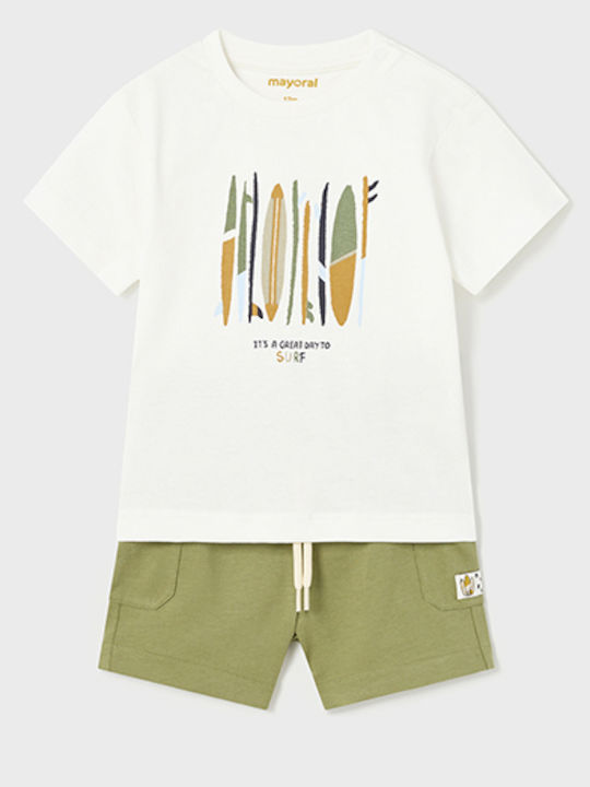 Mayoral Kinder-Set mit Shorts Sommer 2Stück Wei...