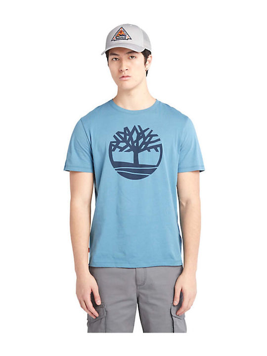 Timberland Men's Short Sleeve T-shirt Light Blue