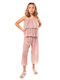 Kids' Set with Pants Summer 2pcs Gold