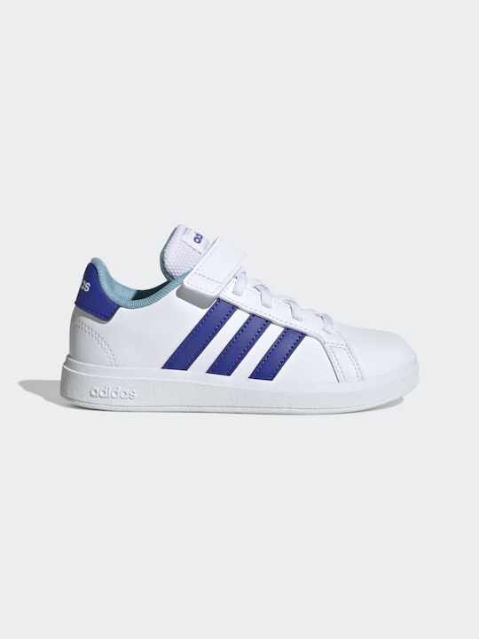 Adidas Παιδικά Sneakers Grand Court 2.0 Cloud White / Lucid Blue / Preloved Blue ->