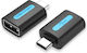 Vention Μετατροπέας USB-C male σε USB-A female 1τμχ CDTB0