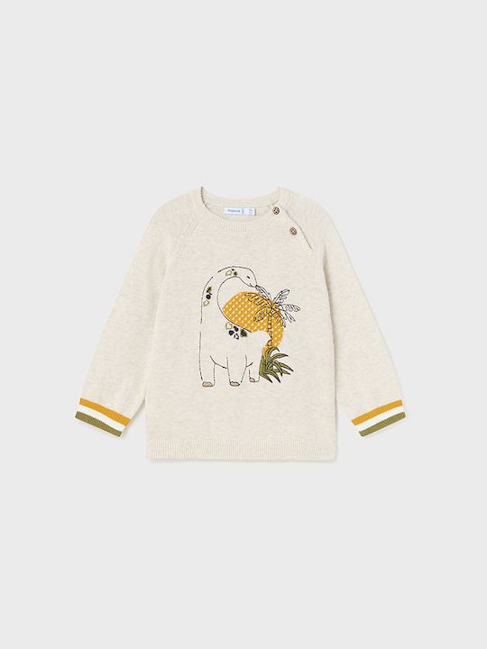 Mayoral Kids Sweater Long Sleeve Beige