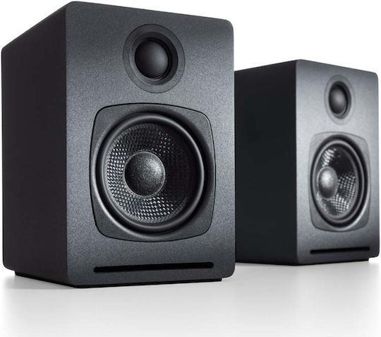 Audioengine A1-MR Αυτοενισχυόμενα Ηχεία με Wi-Fi & Bluetooth 60W (Ζεύγος) Μαύρα
