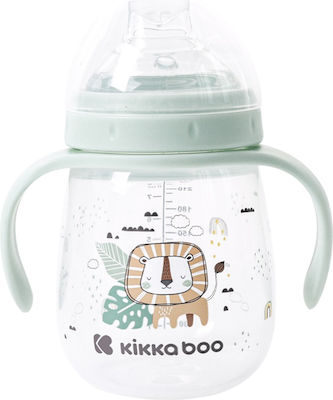 Kikka Boo Savanna Cana de antrenament Silicon cu mânere Albastru pentru 6m+m+ 240ml