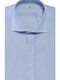 Striped slim fit shirt Don Hering Sky Blue Striped COTTON REX COLLAR STRIPED ALL DAY, BUSINESS