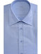 Light Poplin Shirt modern Fit Don Hering Navy Blue COTTON TWO-PLY CLASSIC COLLAR SOLID COLOR EVENING, ALL DAY, BUSINESS