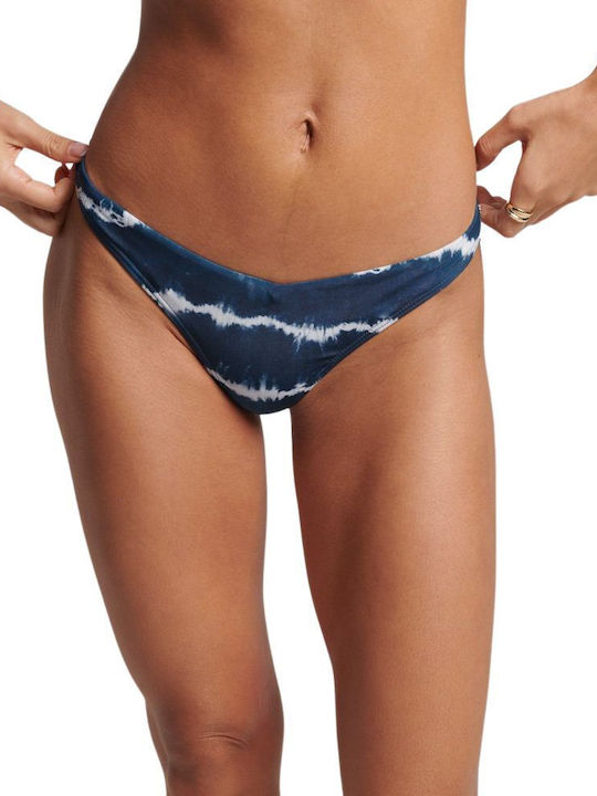 Superdry Bikini Slip Μπλε